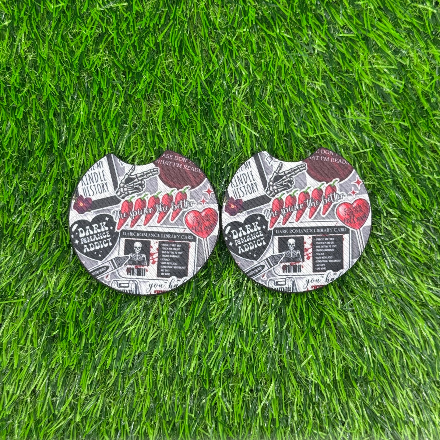 Dark Romance Car Coaster