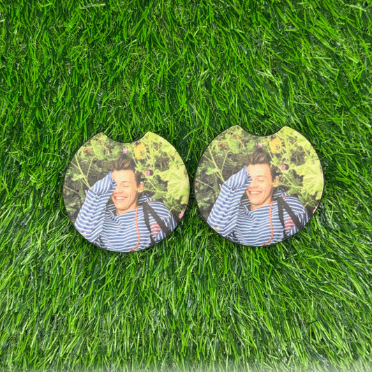 Flower Field Harry Car Coaster