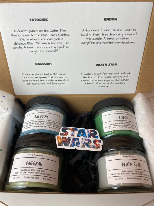 A Galaxy Far Far Away Candle Sampler